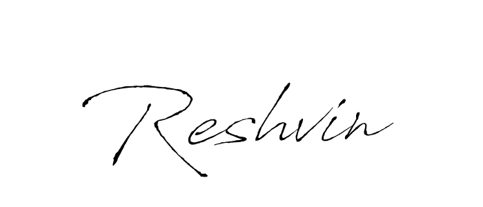 This is the best signature style for the Reshvin name. Also you like these signature font (Antro_Vectra). Mix name signature. Reshvin signature style 6 images and pictures png