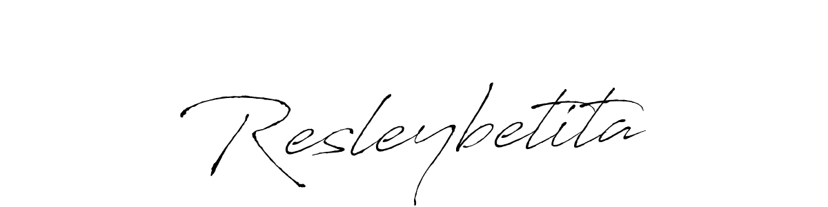 Also You can easily find your signature by using the search form. We will create Resleybetita name handwritten signature images for you free of cost using Antro_Vectra sign style. Resleybetita signature style 6 images and pictures png