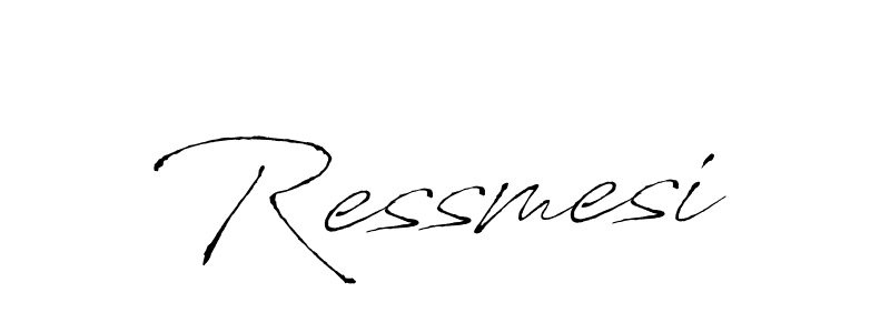 Antro_Vectra is a professional signature style that is perfect for those who want to add a touch of class to their signature. It is also a great choice for those who want to make their signature more unique. Get Ressmesi name to fancy signature for free. Ressmesi signature style 6 images and pictures png