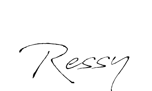 Make a beautiful signature design for name Ressy. With this signature (Antro_Vectra) style, you can create a handwritten signature for free. Ressy signature style 6 images and pictures png