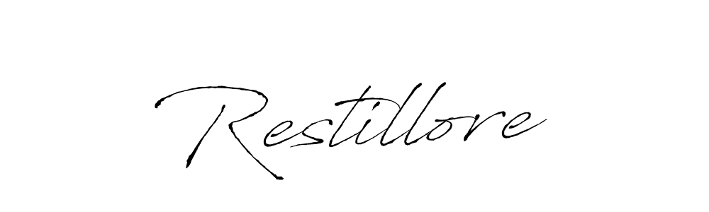 Best and Professional Signature Style for Restillore. Antro_Vectra Best Signature Style Collection. Restillore signature style 6 images and pictures png