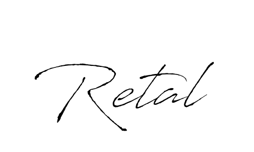 if you are searching for the best signature style for your name Retal. so please give up your signature search. here we have designed multiple signature styles  using Antro_Vectra. Retal signature style 6 images and pictures png