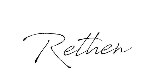 You should practise on your own different ways (Antro_Vectra) to write your name (Rethen) in signature. don't let someone else do it for you. Rethen signature style 6 images and pictures png