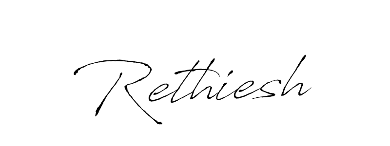 Make a beautiful signature design for name Rethiesh. Use this online signature maker to create a handwritten signature for free. Rethiesh signature style 6 images and pictures png