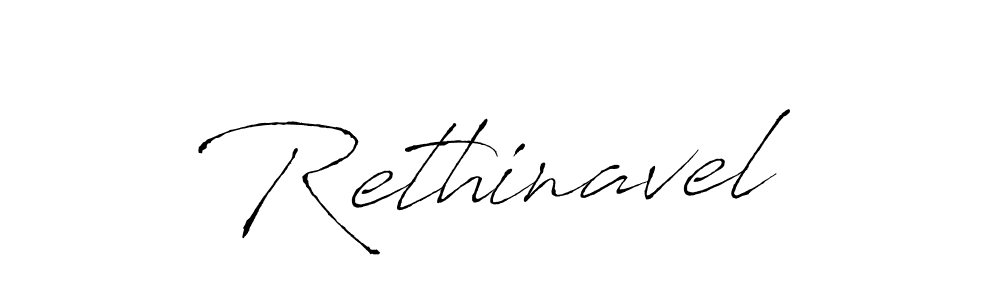 Rethinavel stylish signature style. Best Handwritten Sign (Antro_Vectra) for my name. Handwritten Signature Collection Ideas for my name Rethinavel. Rethinavel signature style 6 images and pictures png