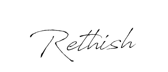 Similarly Antro_Vectra is the best handwritten signature design. Signature creator online .You can use it as an online autograph creator for name Rethish. Rethish signature style 6 images and pictures png