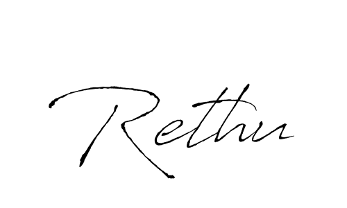 You should practise on your own different ways (Antro_Vectra) to write your name (Rethu) in signature. don't let someone else do it for you. Rethu signature style 6 images and pictures png