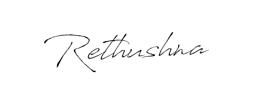 How to make Rethushna signature? Antro_Vectra is a professional autograph style. Create handwritten signature for Rethushna name. Rethushna signature style 6 images and pictures png