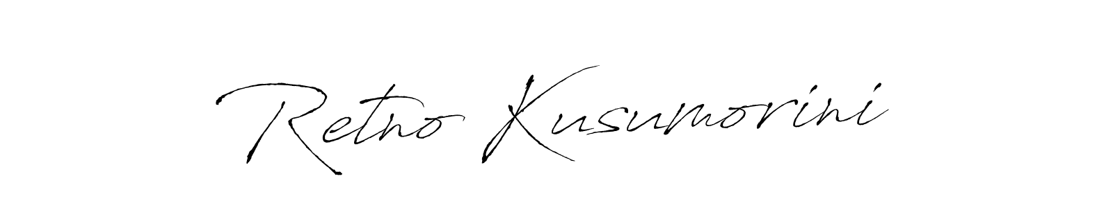 Retno Kusumorini stylish signature style. Best Handwritten Sign (Antro_Vectra) for my name. Handwritten Signature Collection Ideas for my name Retno Kusumorini. Retno Kusumorini signature style 6 images and pictures png