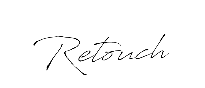 You should practise on your own different ways (Antro_Vectra) to write your name (Retouch) in signature. don't let someone else do it for you. Retouch signature style 6 images and pictures png