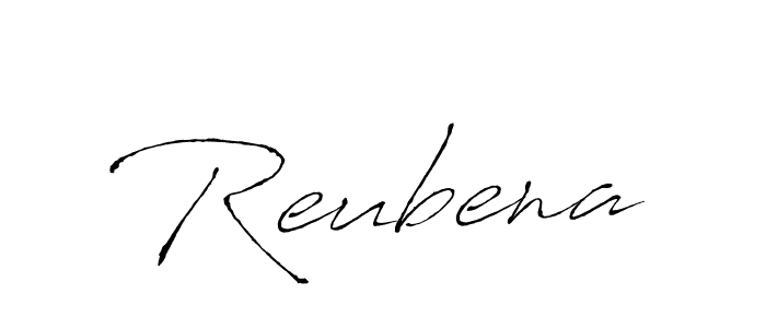 Create a beautiful signature design for name Reubena. With this signature (Antro_Vectra) fonts, you can make a handwritten signature for free. Reubena signature style 6 images and pictures png