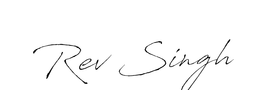 Also we have Rev Singh name is the best signature style. Create professional handwritten signature collection using Antro_Vectra autograph style. Rev Singh signature style 6 images and pictures png