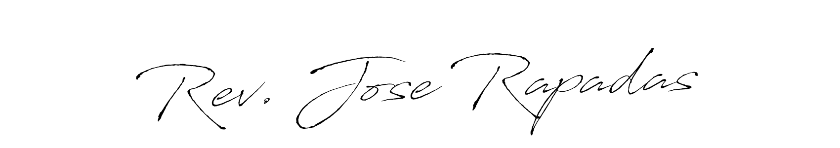 How to make Rev. Jose Rapadas signature? Antro_Vectra is a professional autograph style. Create handwritten signature for Rev. Jose Rapadas name. Rev. Jose Rapadas signature style 6 images and pictures png