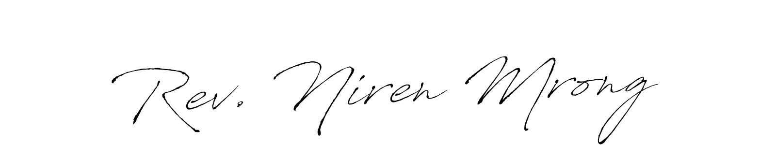 This is the best signature style for the Rev. Niren Mrong name. Also you like these signature font (Antro_Vectra). Mix name signature. Rev. Niren Mrong signature style 6 images and pictures png
