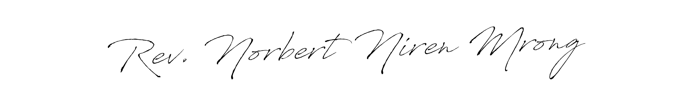 Make a short Rev. Norbert Niren Mrong signature style. Manage your documents anywhere anytime using Antro_Vectra. Create and add eSignatures, submit forms, share and send files easily. Rev. Norbert Niren Mrong signature style 6 images and pictures png