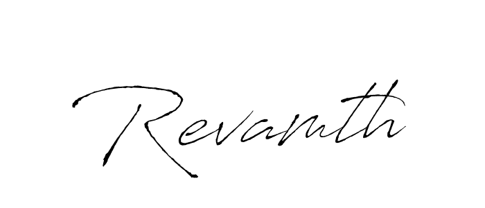 Make a beautiful signature design for name Revamth. With this signature (Antro_Vectra) style, you can create a handwritten signature for free. Revamth signature style 6 images and pictures png