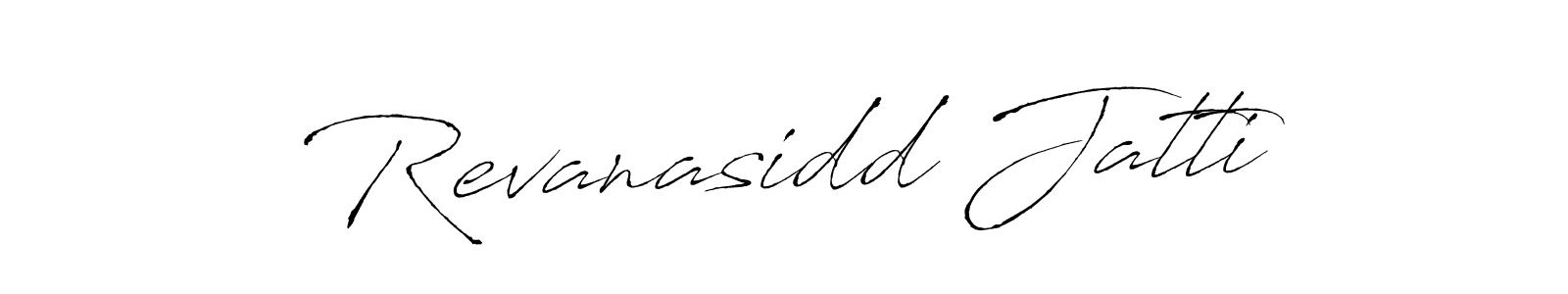 Revanasidd Jatti stylish signature style. Best Handwritten Sign (Antro_Vectra) for my name. Handwritten Signature Collection Ideas for my name Revanasidd Jatti. Revanasidd Jatti signature style 6 images and pictures png
