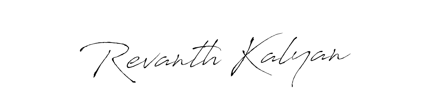 How to make Revanth Kalyan signature? Antro_Vectra is a professional autograph style. Create handwritten signature for Revanth Kalyan name. Revanth Kalyan signature style 6 images and pictures png