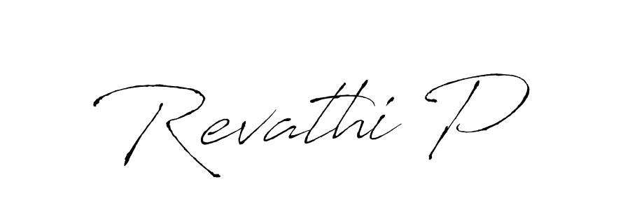 You should practise on your own different ways (Antro_Vectra) to write your name (Revathi P) in signature. don't let someone else do it for you. Revathi P signature style 6 images and pictures png