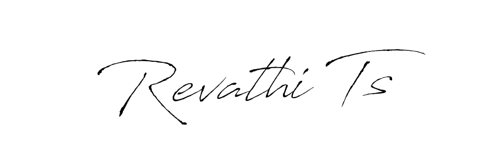 Antro_Vectra is a professional signature style that is perfect for those who want to add a touch of class to their signature. It is also a great choice for those who want to make their signature more unique. Get Revathi Ts name to fancy signature for free. Revathi Ts signature style 6 images and pictures png