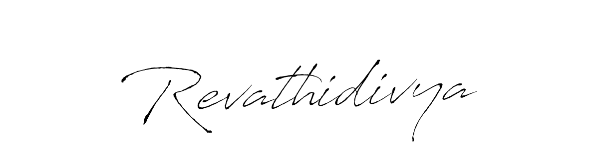 How to make Revathidivya signature? Antro_Vectra is a professional autograph style. Create handwritten signature for Revathidivya name. Revathidivya signature style 6 images and pictures png