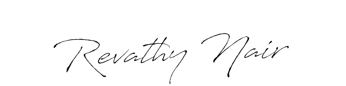 It looks lik you need a new signature style for name Revathy Nair. Design unique handwritten (Antro_Vectra) signature with our free signature maker in just a few clicks. Revathy Nair signature style 6 images and pictures png