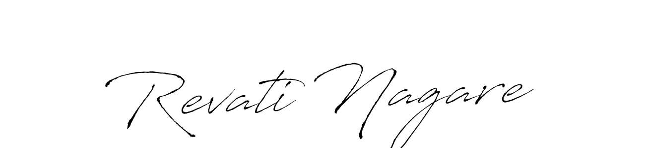 It looks lik you need a new signature style for name Revati Nagare. Design unique handwritten (Antro_Vectra) signature with our free signature maker in just a few clicks. Revati Nagare signature style 6 images and pictures png