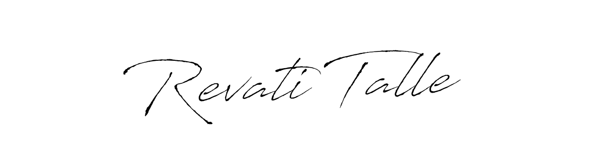 It looks lik you need a new signature style for name Revati Talle. Design unique handwritten (Antro_Vectra) signature with our free signature maker in just a few clicks. Revati Talle signature style 6 images and pictures png