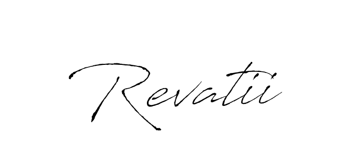 How to make Revatii signature? Antro_Vectra is a professional autograph style. Create handwritten signature for Revatii name. Revatii signature style 6 images and pictures png