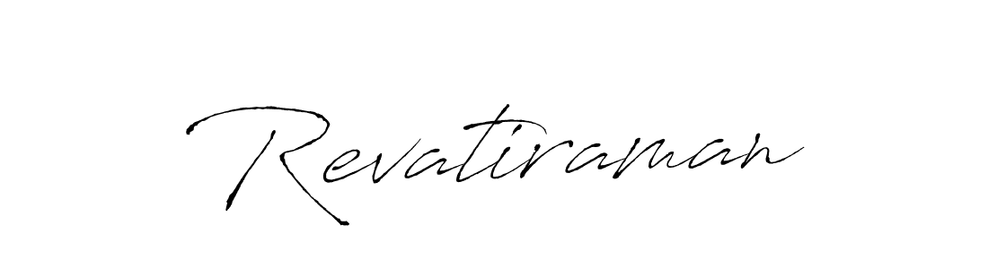 How to make Revatiraman name signature. Use Antro_Vectra style for creating short signs online. This is the latest handwritten sign. Revatiraman signature style 6 images and pictures png