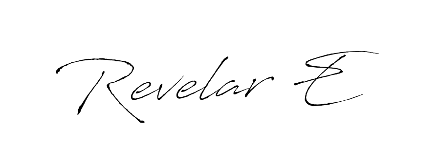 How to Draw Revelar E signature style? Antro_Vectra is a latest design signature styles for name Revelar E. Revelar E signature style 6 images and pictures png