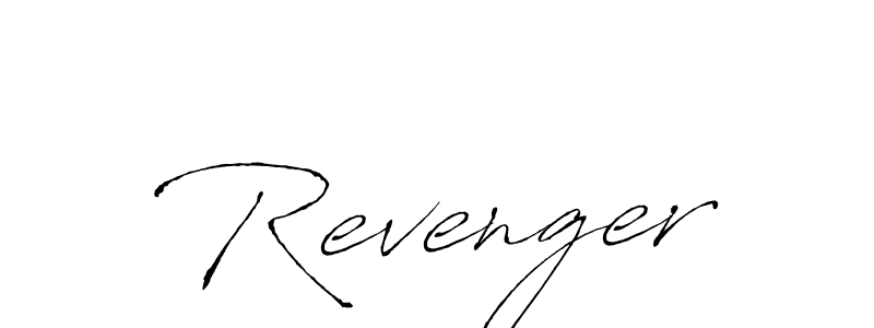 Make a beautiful signature design for name Revenger. With this signature (Antro_Vectra) style, you can create a handwritten signature for free. Revenger signature style 6 images and pictures png