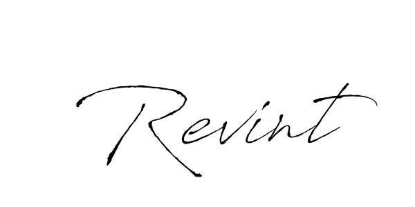 How to make Revint name signature. Use Antro_Vectra style for creating short signs online. This is the latest handwritten sign. Revint signature style 6 images and pictures png