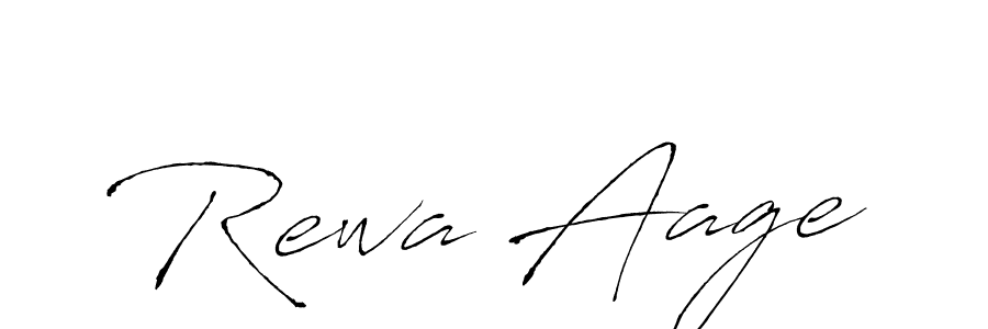 Use a signature maker to create a handwritten signature online. With this signature software, you can design (Antro_Vectra) your own signature for name Rewa Aage. Rewa Aage signature style 6 images and pictures png