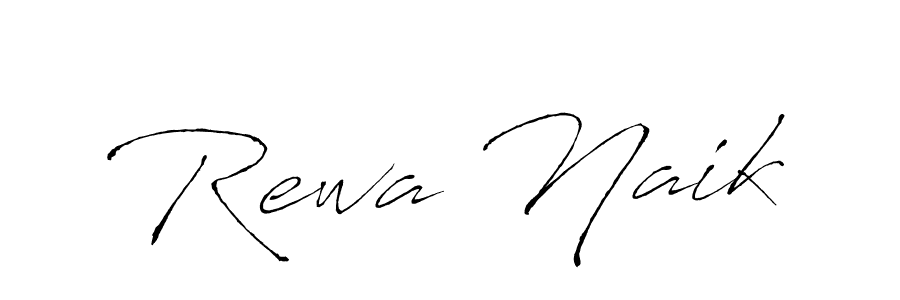 Design your own signature with our free online signature maker. With this signature software, you can create a handwritten (Antro_Vectra) signature for name Rewa Naik. Rewa Naik signature style 6 images and pictures png