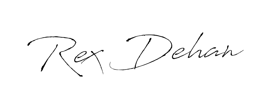 Also we have Rex Dehan name is the best signature style. Create professional handwritten signature collection using Antro_Vectra autograph style. Rex Dehan signature style 6 images and pictures png