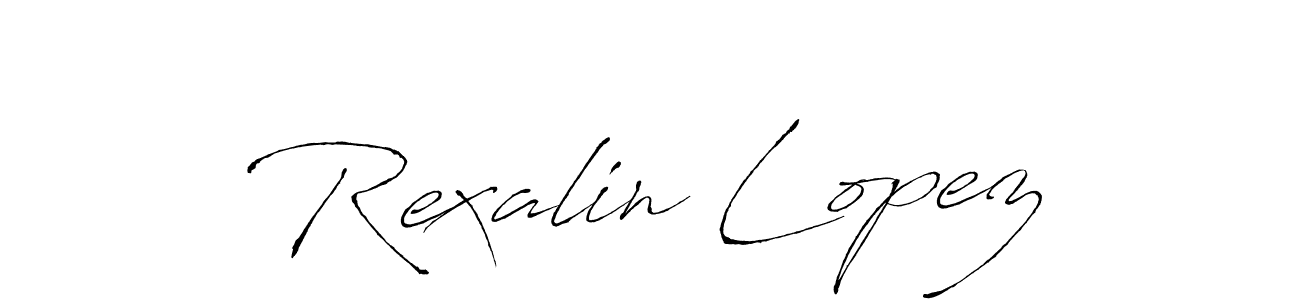 Make a beautiful signature design for name Rexalin Lopez. Use this online signature maker to create a handwritten signature for free. Rexalin Lopez signature style 6 images and pictures png