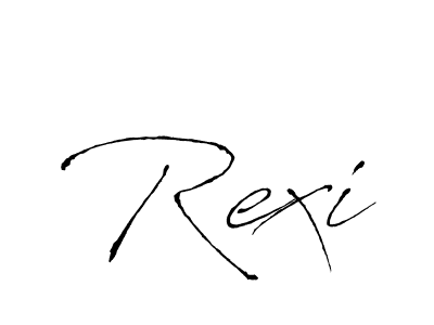 if you are searching for the best signature style for your name Rexi. so please give up your signature search. here we have designed multiple signature styles  using Antro_Vectra. Rexi signature style 6 images and pictures png