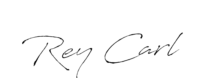 How to make Rey Carl name signature. Use Antro_Vectra style for creating short signs online. This is the latest handwritten sign. Rey Carl signature style 6 images and pictures png