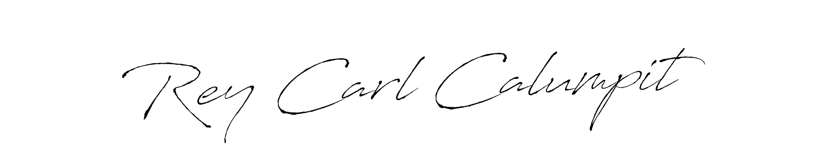 Create a beautiful signature design for name Rey Carl Calumpit. With this signature (Antro_Vectra) fonts, you can make a handwritten signature for free. Rey Carl Calumpit signature style 6 images and pictures png