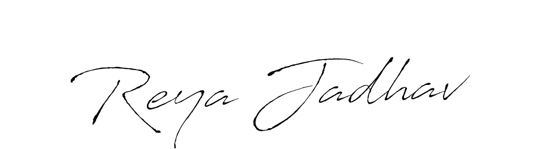 Antro_Vectra is a professional signature style that is perfect for those who want to add a touch of class to their signature. It is also a great choice for those who want to make their signature more unique. Get Reya Jadhav name to fancy signature for free. Reya Jadhav signature style 6 images and pictures png