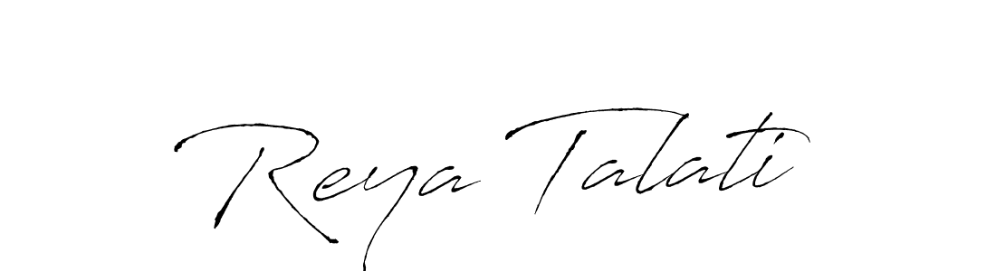 Use a signature maker to create a handwritten signature online. With this signature software, you can design (Antro_Vectra) your own signature for name Reya Talati. Reya Talati signature style 6 images and pictures png