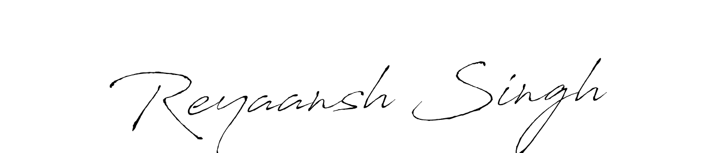 Design your own signature with our free online signature maker. With this signature software, you can create a handwritten (Antro_Vectra) signature for name Reyaansh Singh. Reyaansh Singh signature style 6 images and pictures png