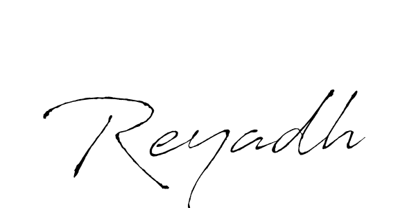 You should practise on your own different ways (Antro_Vectra) to write your name (Reyadh) in signature. don't let someone else do it for you. Reyadh signature style 6 images and pictures png