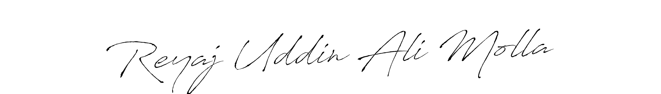 Use a signature maker to create a handwritten signature online. With this signature software, you can design (Antro_Vectra) your own signature for name Reyaj Uddin Ali Molla. Reyaj Uddin Ali Molla signature style 6 images and pictures png