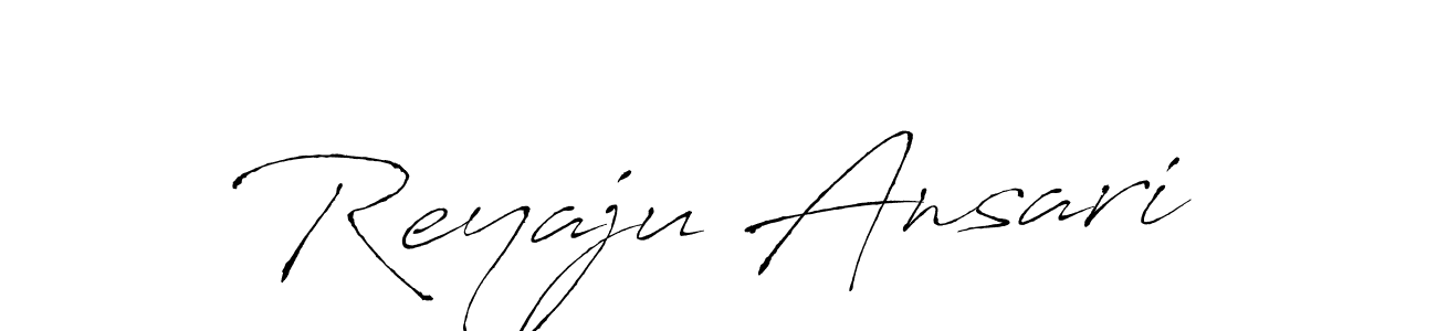 How to make Reyaju Ansari name signature. Use Antro_Vectra style for creating short signs online. This is the latest handwritten sign. Reyaju Ansari signature style 6 images and pictures png