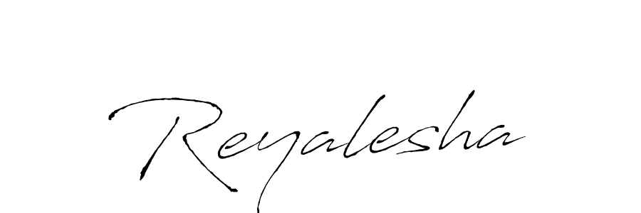 Reyalesha stylish signature style. Best Handwritten Sign (Antro_Vectra) for my name. Handwritten Signature Collection Ideas for my name Reyalesha. Reyalesha signature style 6 images and pictures png