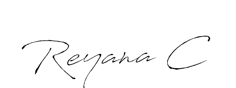 Best and Professional Signature Style for Reyana C. Antro_Vectra Best Signature Style Collection. Reyana C signature style 6 images and pictures png