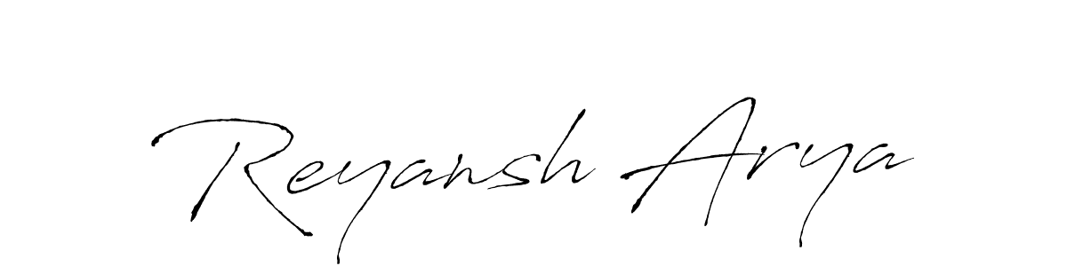Use a signature maker to create a handwritten signature online. With this signature software, you can design (Antro_Vectra) your own signature for name Reyansh Arya. Reyansh Arya signature style 6 images and pictures png