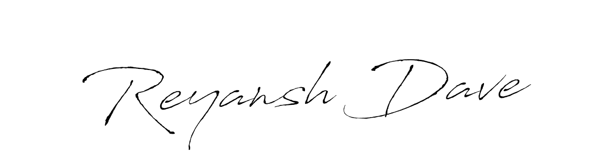 Similarly Antro_Vectra is the best handwritten signature design. Signature creator online .You can use it as an online autograph creator for name Reyansh Dave. Reyansh Dave signature style 6 images and pictures png
